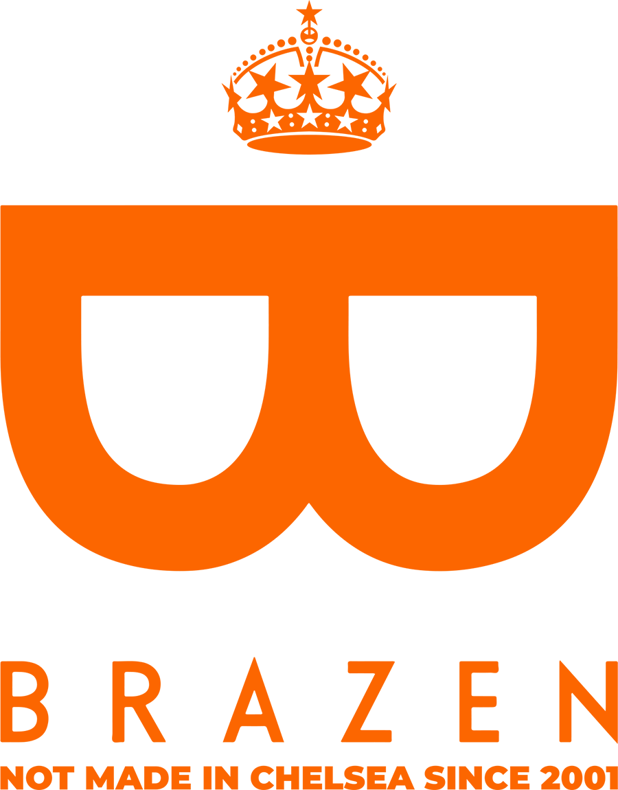 Brazen - Not made in Chelsea since 2001 logo