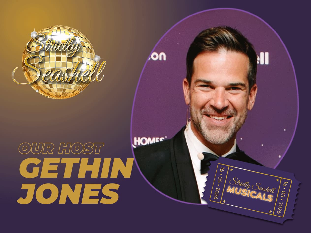 Our host Gethin Jones