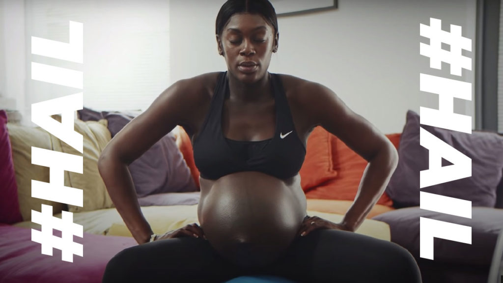 Nike promotes maternity range with powerful new ad