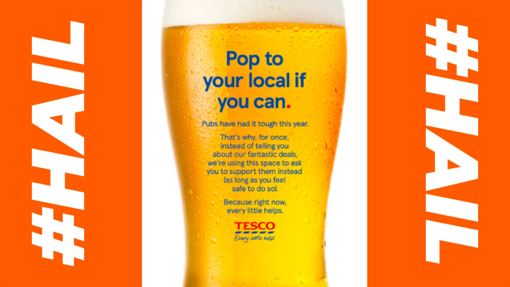 Tesco encourages the nation to pop to their local