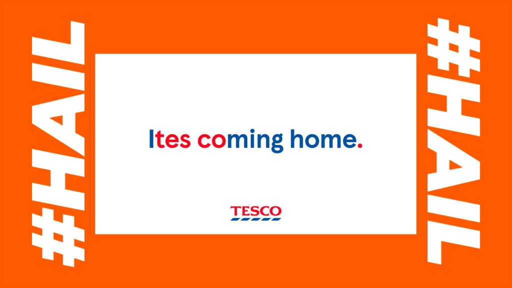 It’s coming home with Tesco