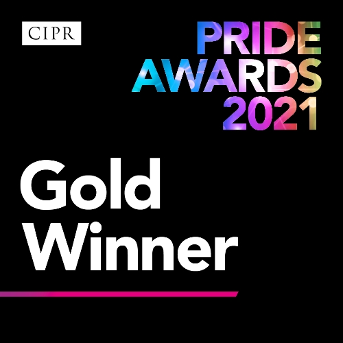 CIPR Pride Awards 2021 Gold Winner