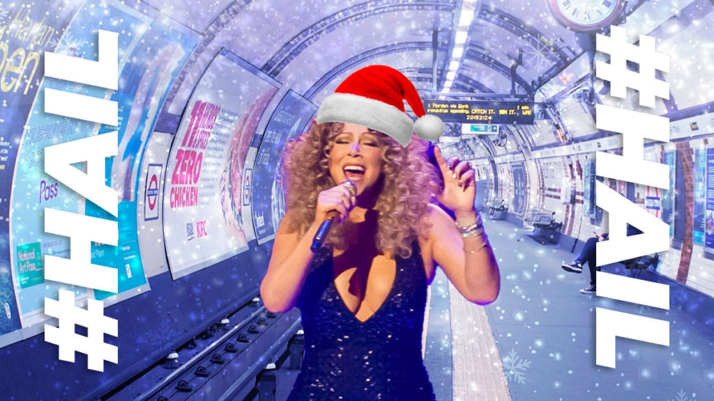 Mariah Carey takes over announcements on the London Underground