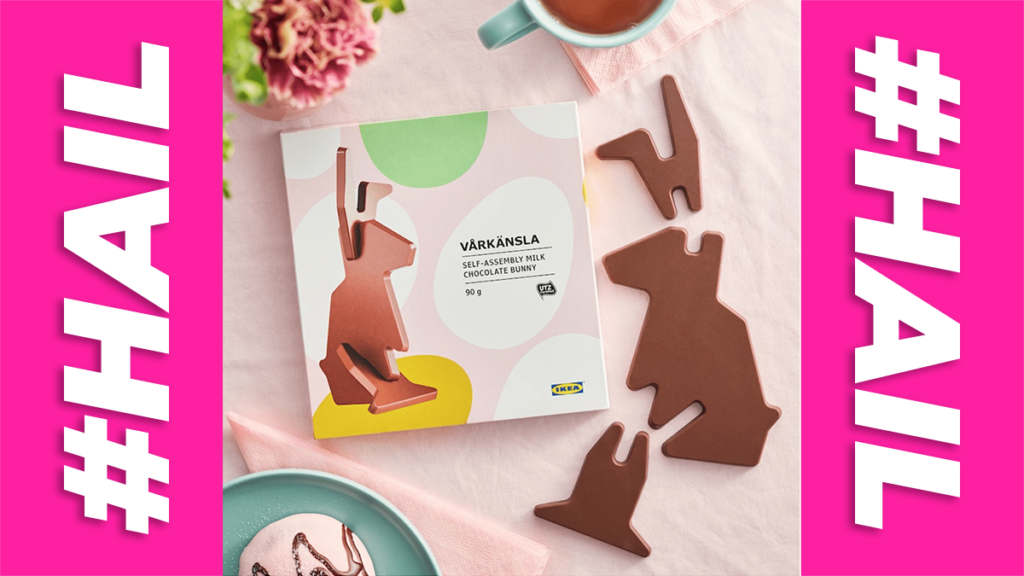 IKEA has launched a ‘flat-pack’ chocolate bunny for Easter