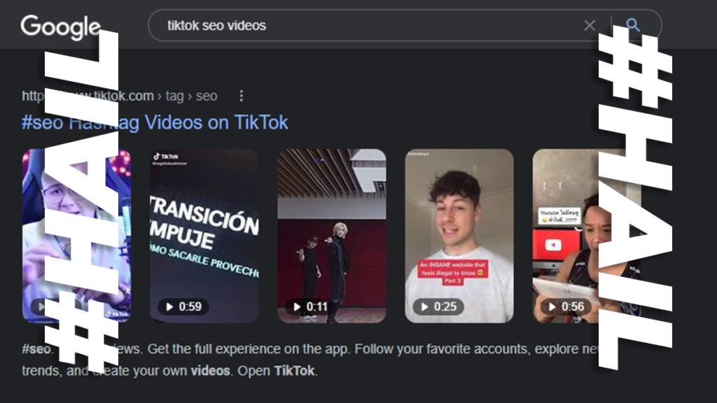 Google highlights TikTok videos in search