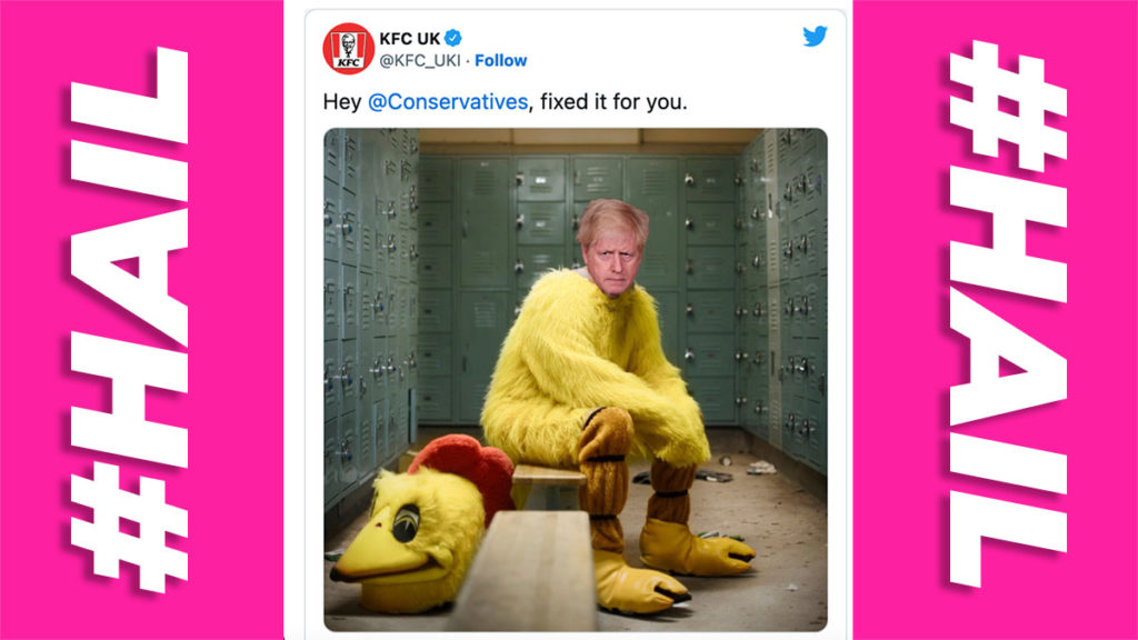 KFC’S Boris tweet the best of all time