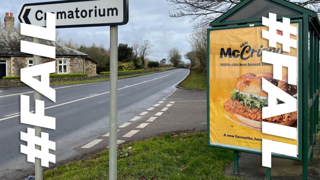 McDonald’s advert fail outrages mourners