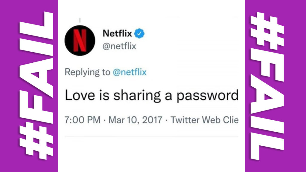 Does Netflix regret its old tweet?