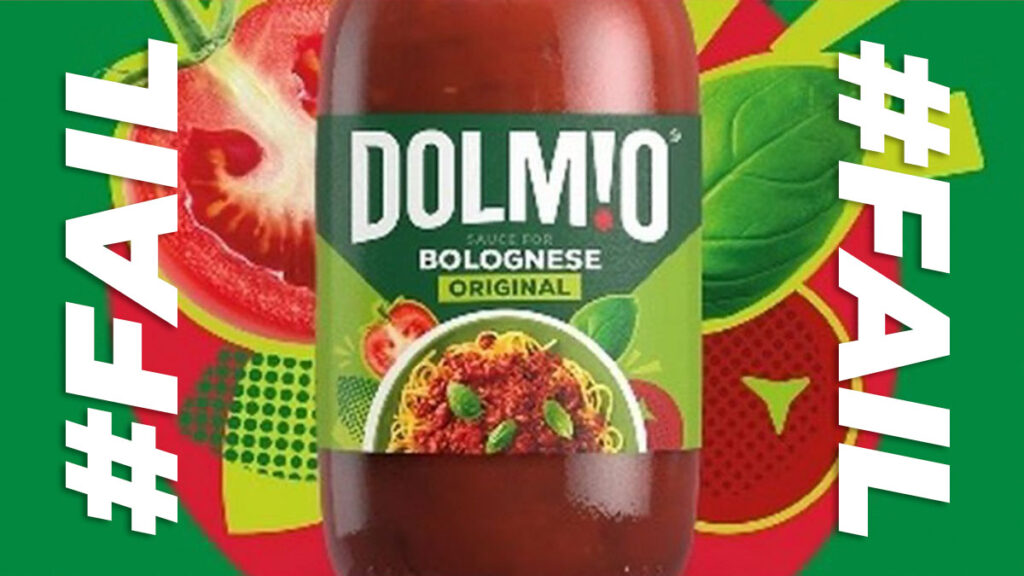 Dolmio gets saucy with its logo...and instantly regrets it