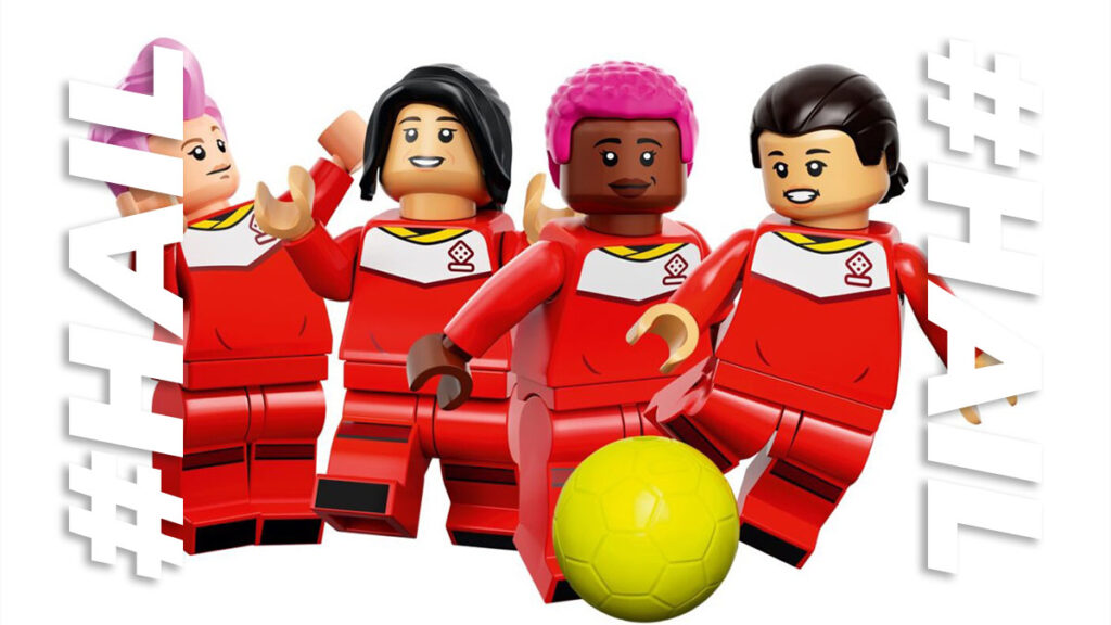 LEGO collaborates with women’s football stars to encourage children to embrace play