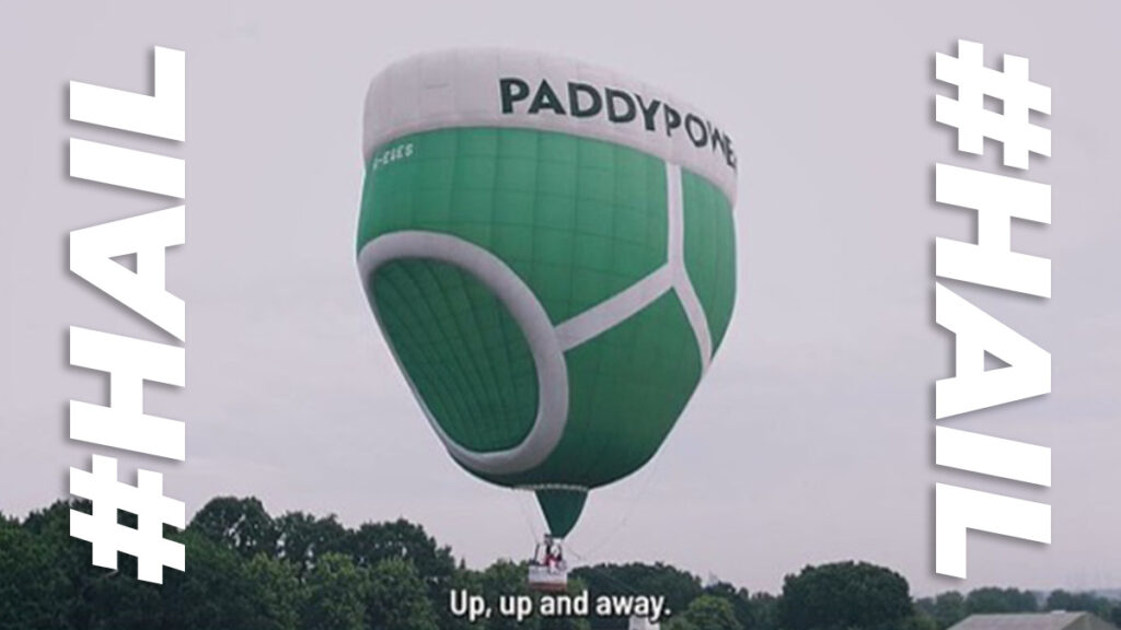 Paddy Power launches a hot air balloon for protestors