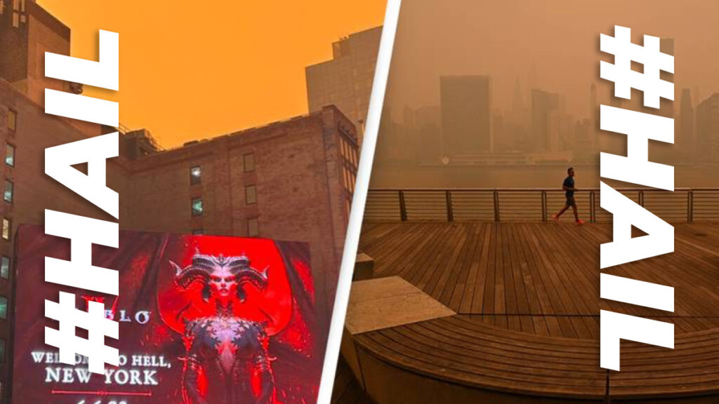 Diablo IV goes guerrilla to cash in on monstrous NYC Weather