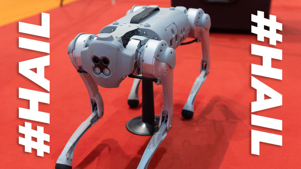 Domino’s Unleashes Robot Dog to Deliver Pizza and Battle Seagulls on the Beach