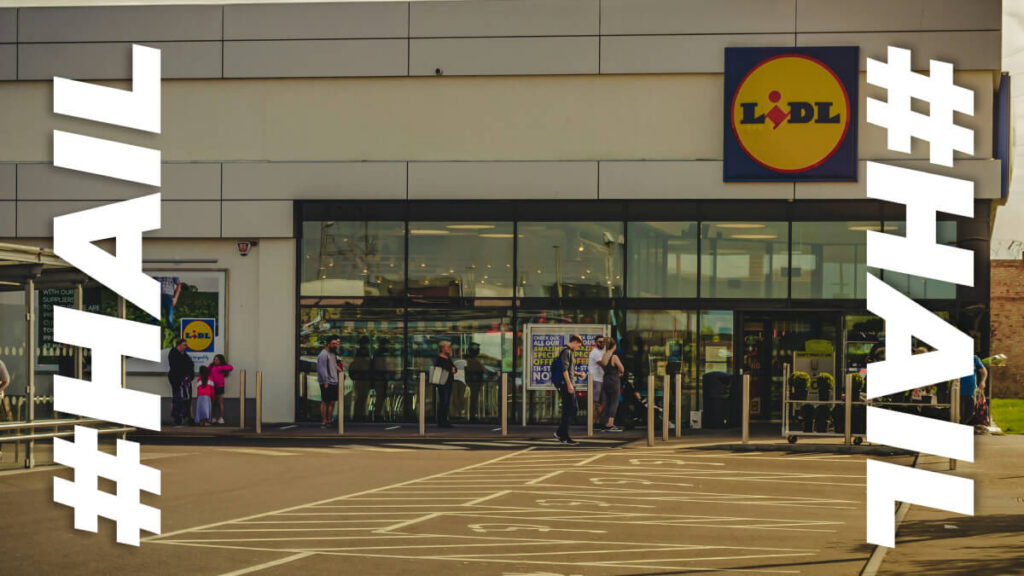 Lidl turns its trolley into high fashion