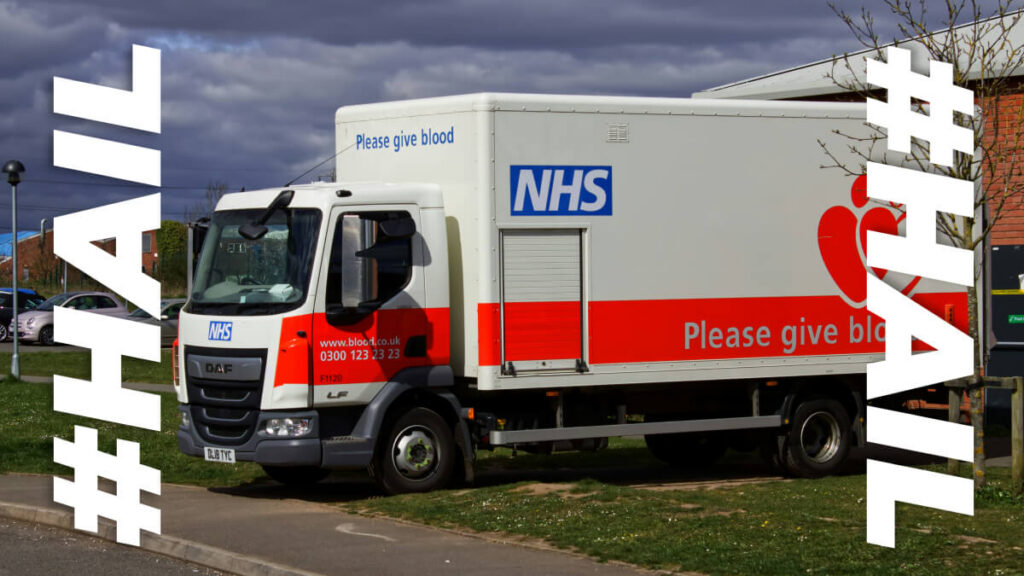 NHS Blood and Transplant drains iconic logos